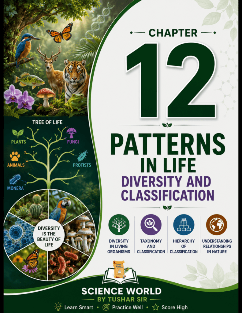 Class 9 Science Chapter 12 Patterns in Life Diversity and Classification Notes