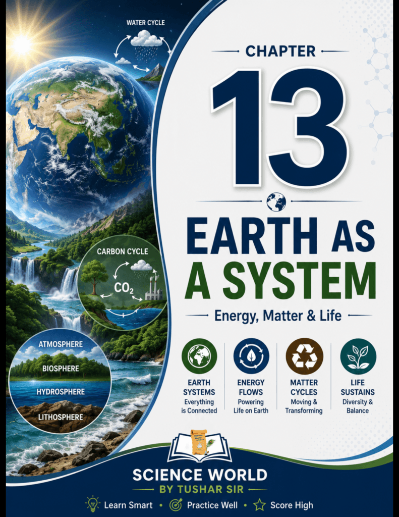 Class 9 Science Chapter 13 Earth as a System Energy Matter and Life Notes
