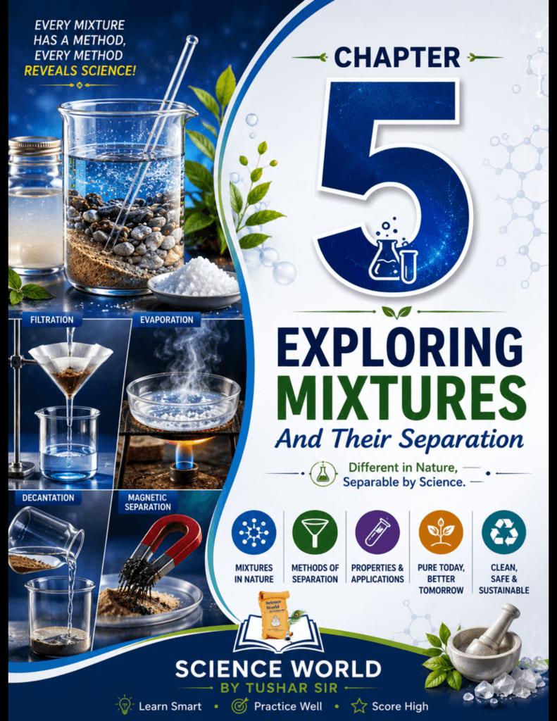 Class 9 Science Chapter 5 Exploring Mixtures and Their Separation Notes