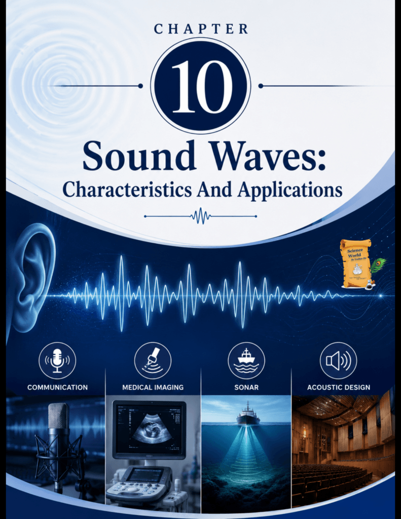 Class 9 Science Chapter 10 Sound Waves Characteristics and Applications Notes