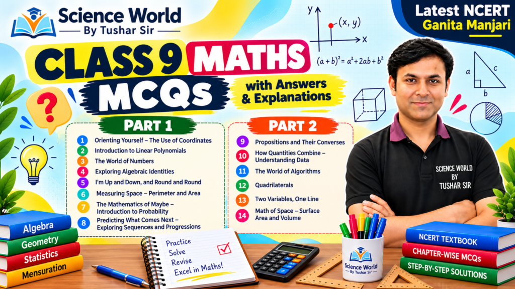 Class 9 Maths MCQs Study Banner